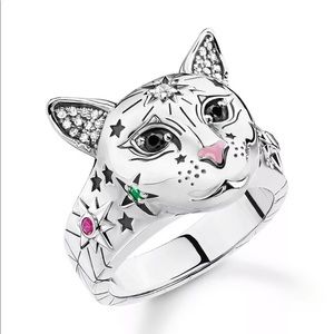 NEW•Women’s Silver 925 Cat Head ring sz 5,7,8